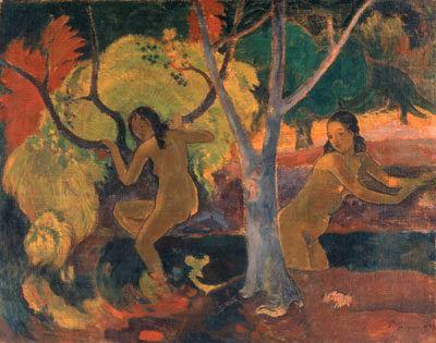 Paul Gauguin Bathers at Tahiti China oil painting art